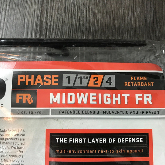 (O5) XGO Flame Retardant Midweight Men's Size 2XL Base Layer Long John Phase 2 - Picture 8 of 8